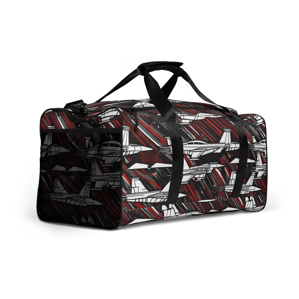 Crimson Airspace on Duffle Bag — Right Front