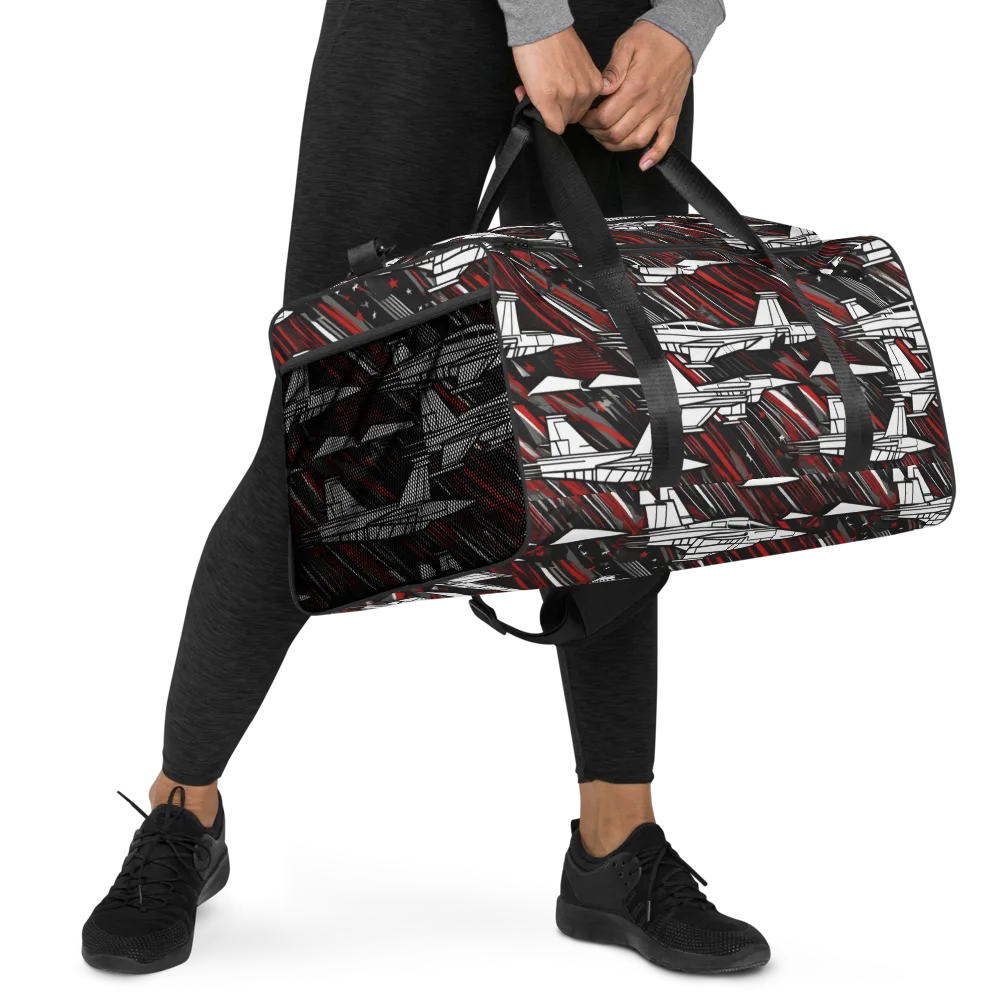 Crimson Airspace on Duffle Bag — Right Front