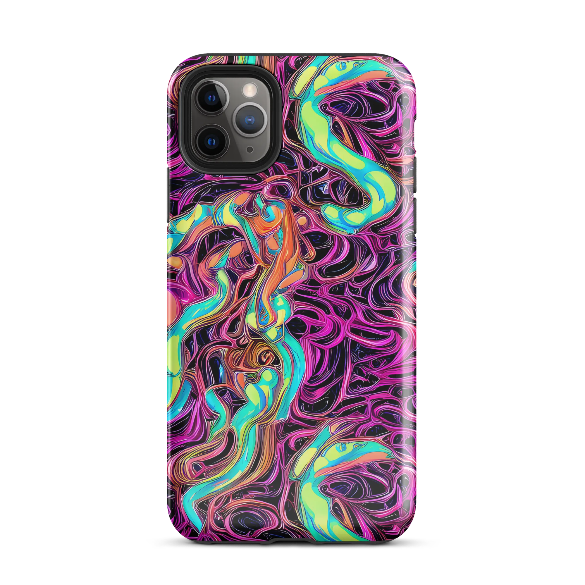Neon Drizzle on Tough Case for iPhone® — Front
