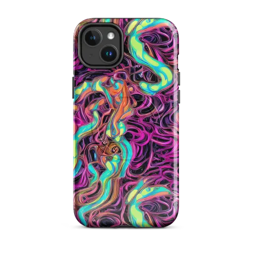 Neon Drizzle on a MagSafe Tough Case for iPhone®