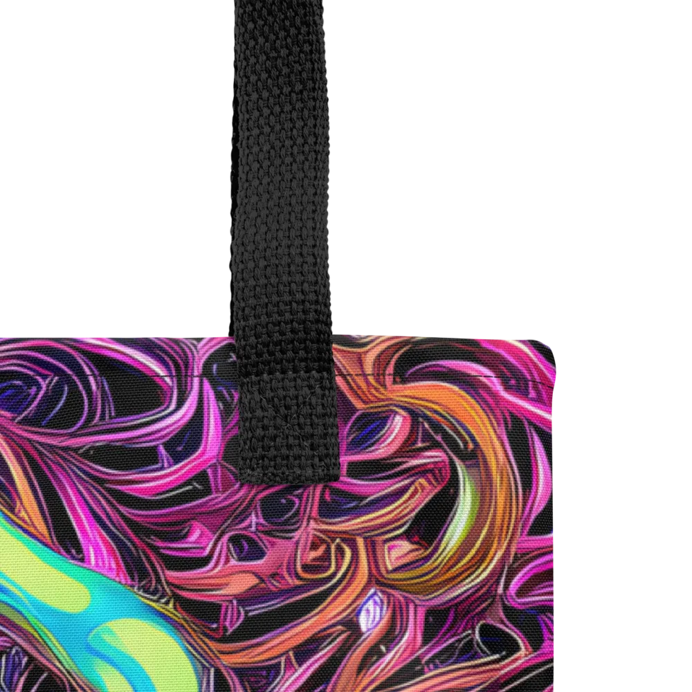 Neon Drizzle on Tote Bag — Product details