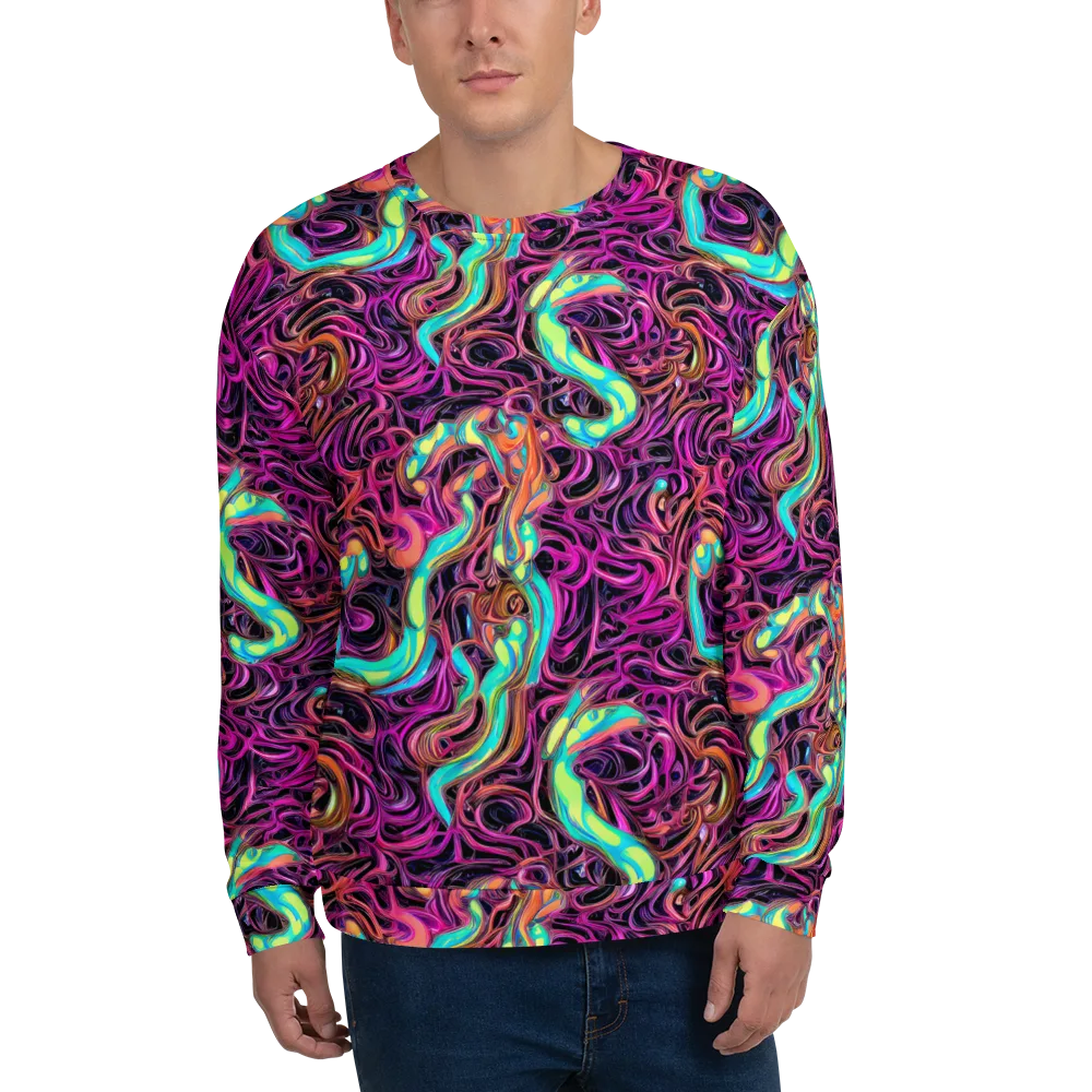 Neon Drizzle on Sweatshirt — Front