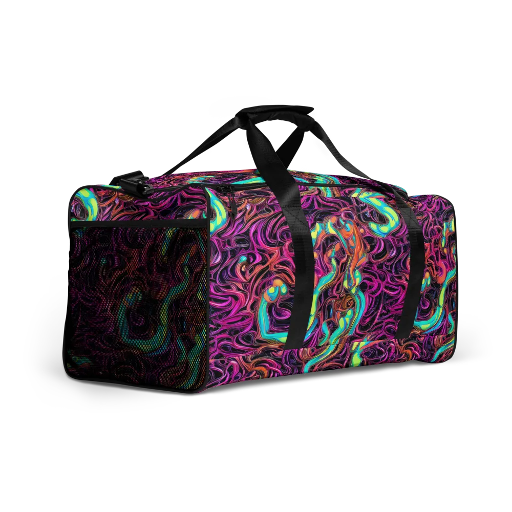 Neon Drizzle on Duffle Bag — Right Front
