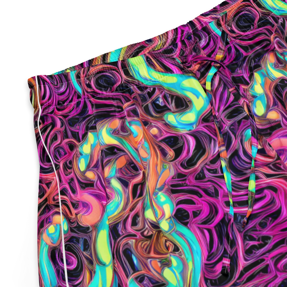 Neon Drizzle on Women's Pajama Shorts — Product details