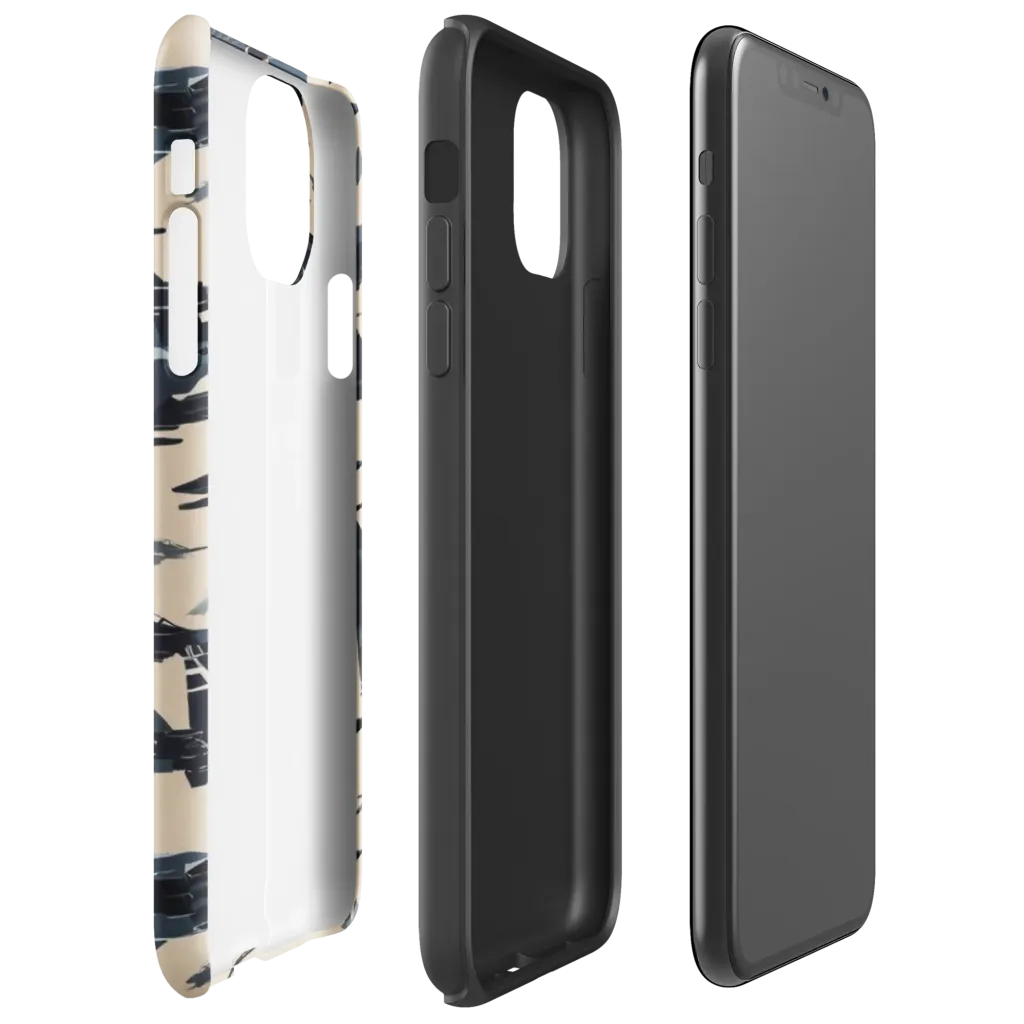 Jet Stream on Tough Case for iPhone® — Right