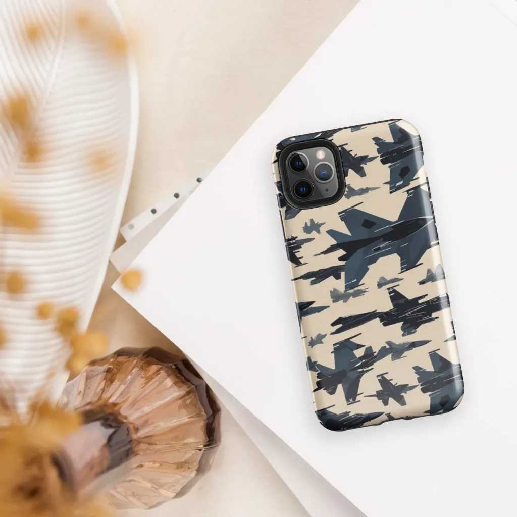 Jet Stream on Tough Case for iPhone® — Front