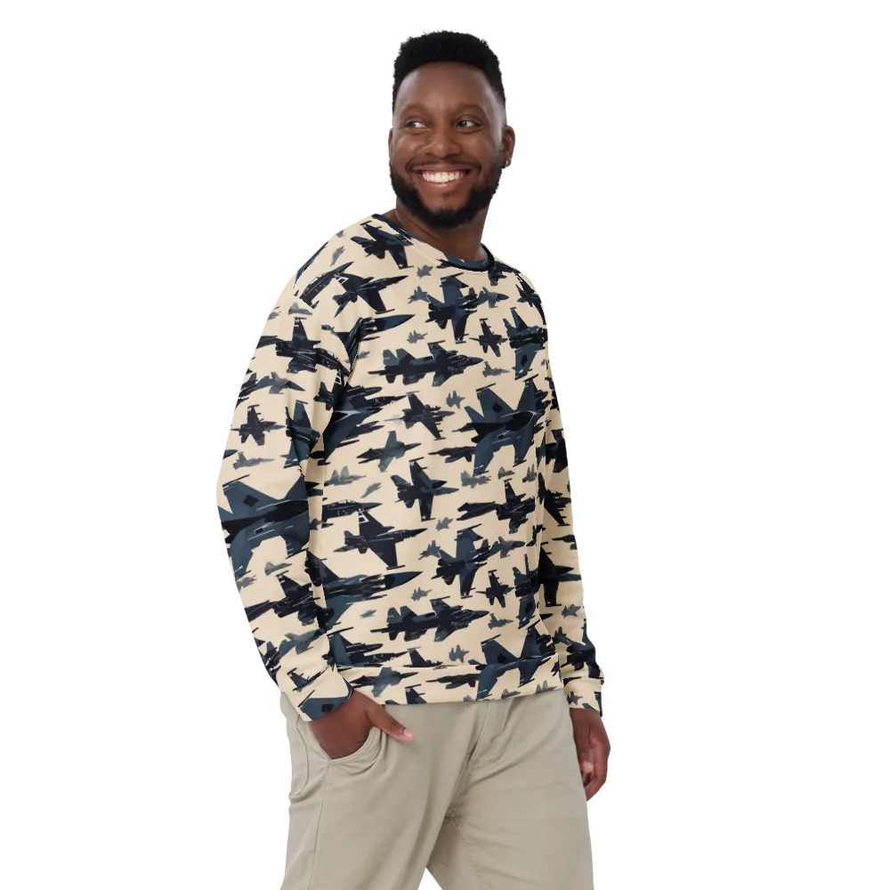 Jet Stream on Sweatshirt — Front