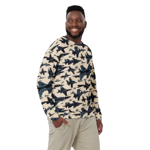 Jet Stream on a Sweatshirt