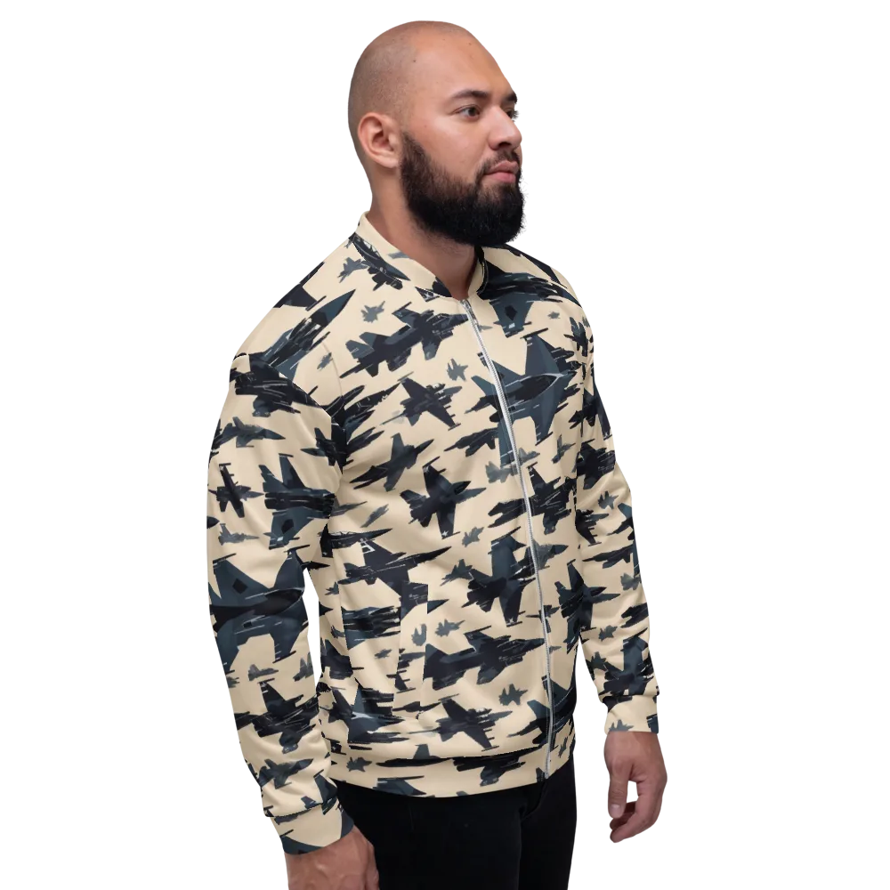 Jet Stream on Bomber Jacket — Right