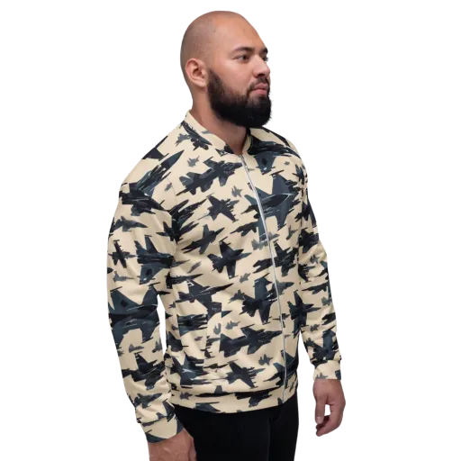 Jet Stream on a Bomber Jacket