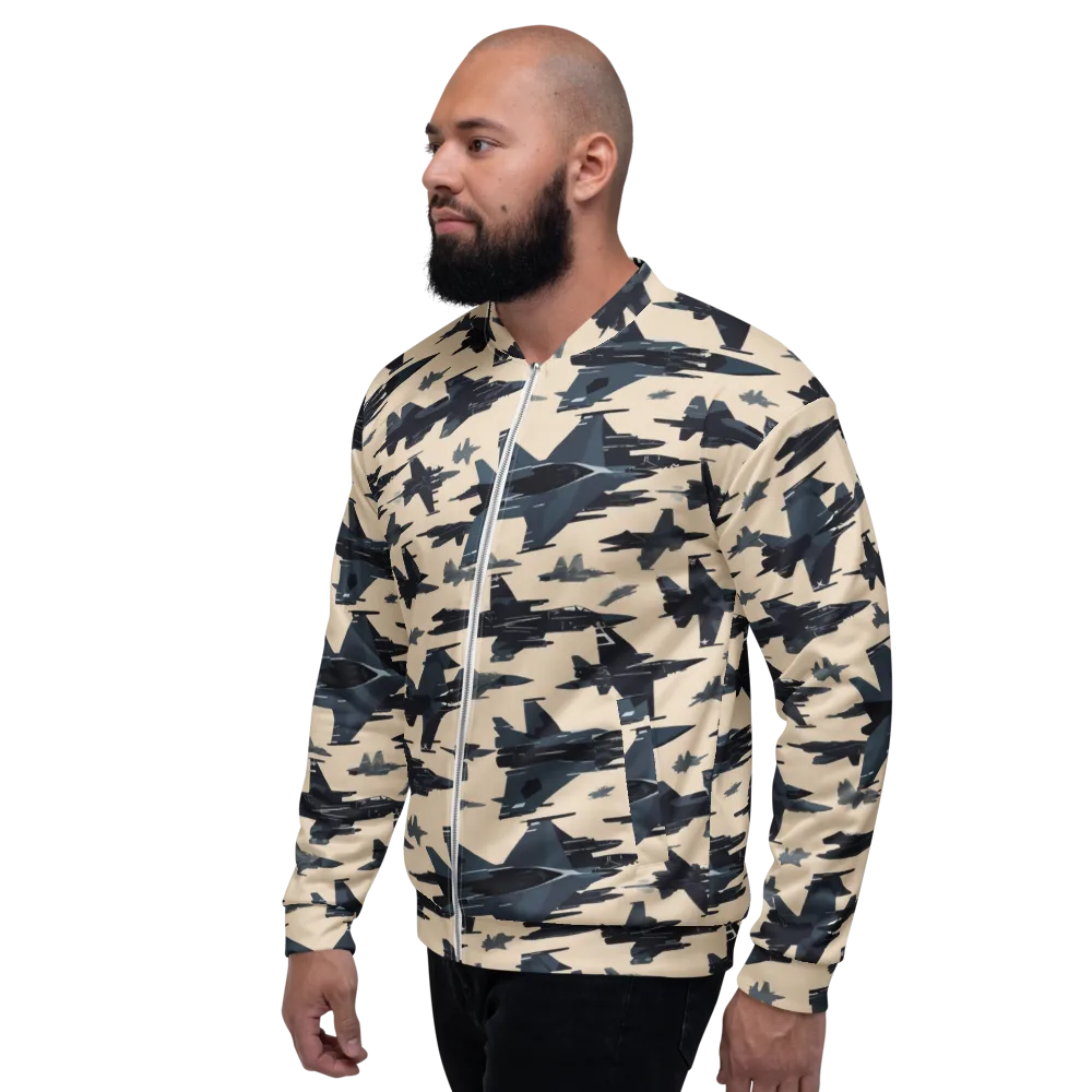 Jet Stream on Bomber Jacket — Left