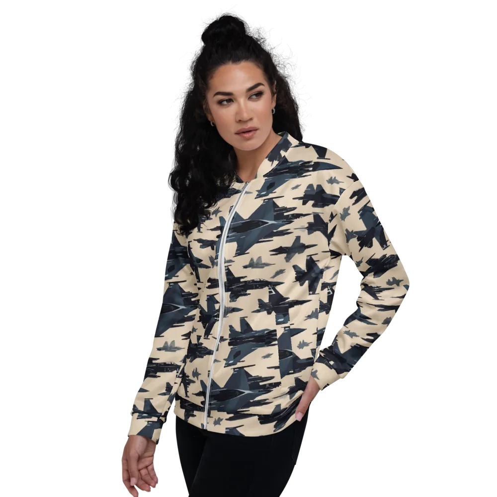 Jet Stream on Bomber Jacket — Left