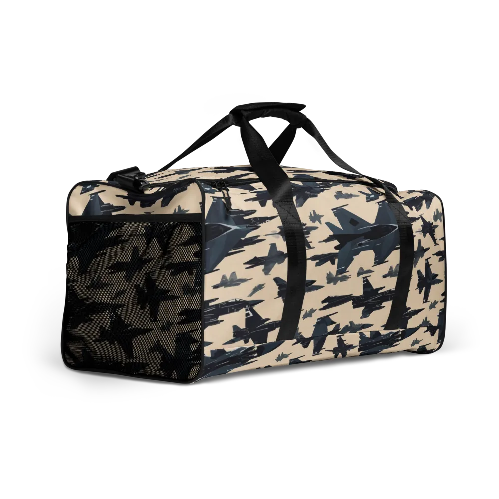 Jet Stream on Duffle Bag — Right Front