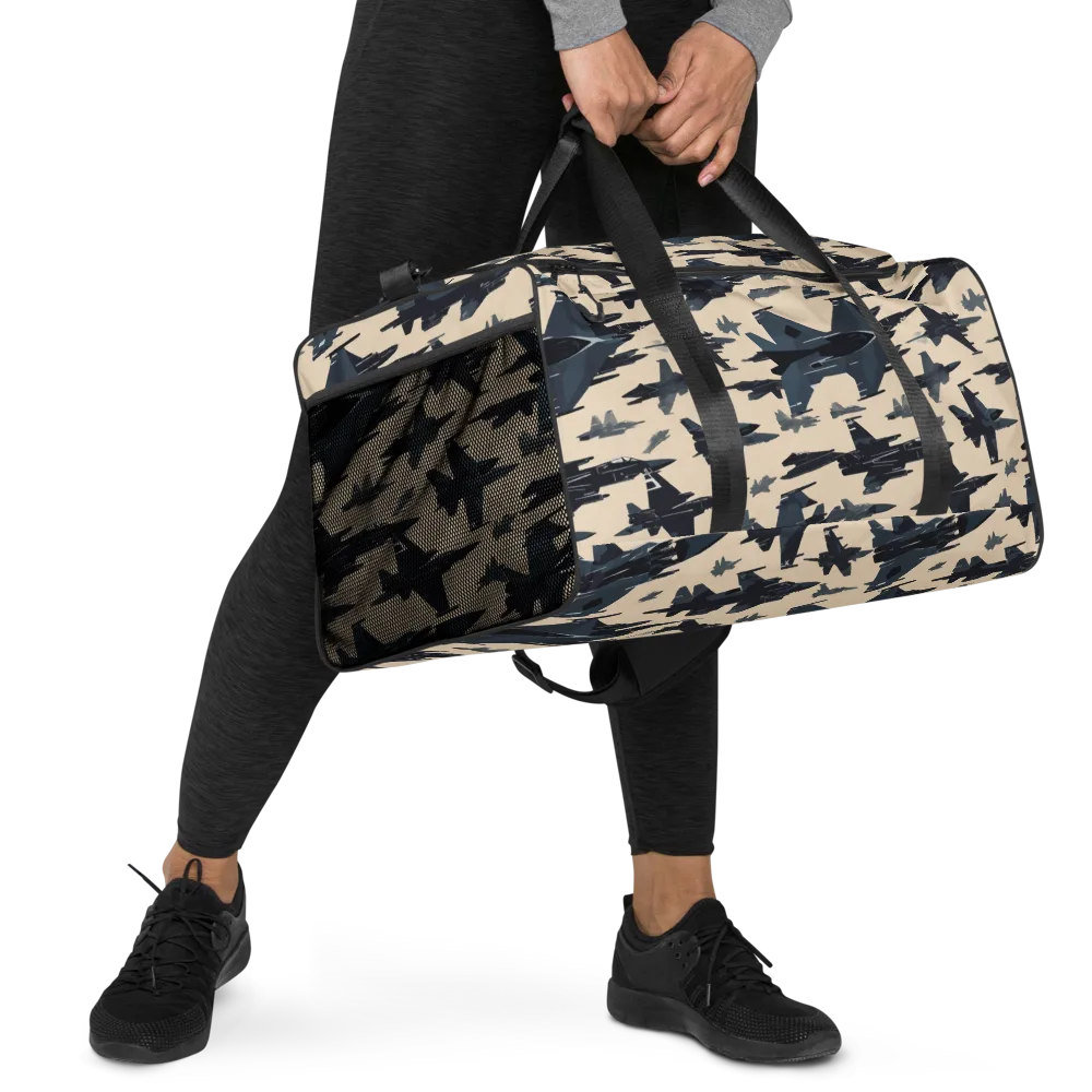Jet Stream on Duffle Bag — Right Front