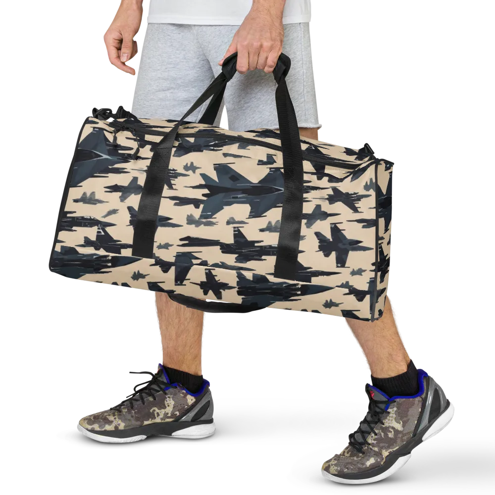 Jet Stream on Duffle Bag — Front