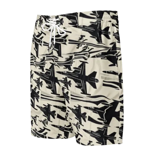 Runway Static on a Men's Board Shorts