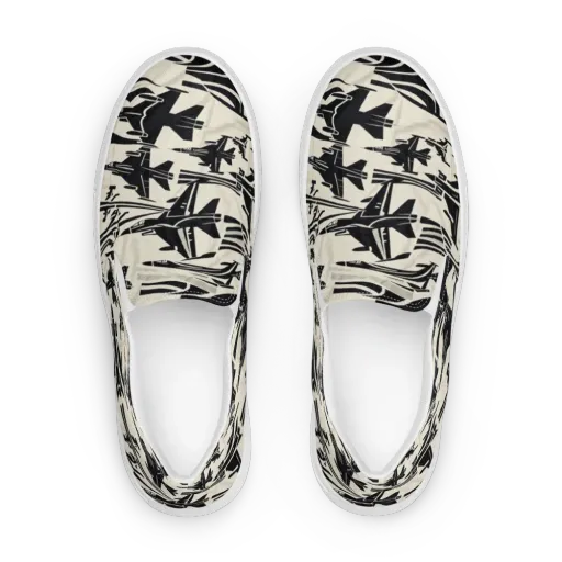 Runway Static on a Women's Slip-On Canvas Shoes