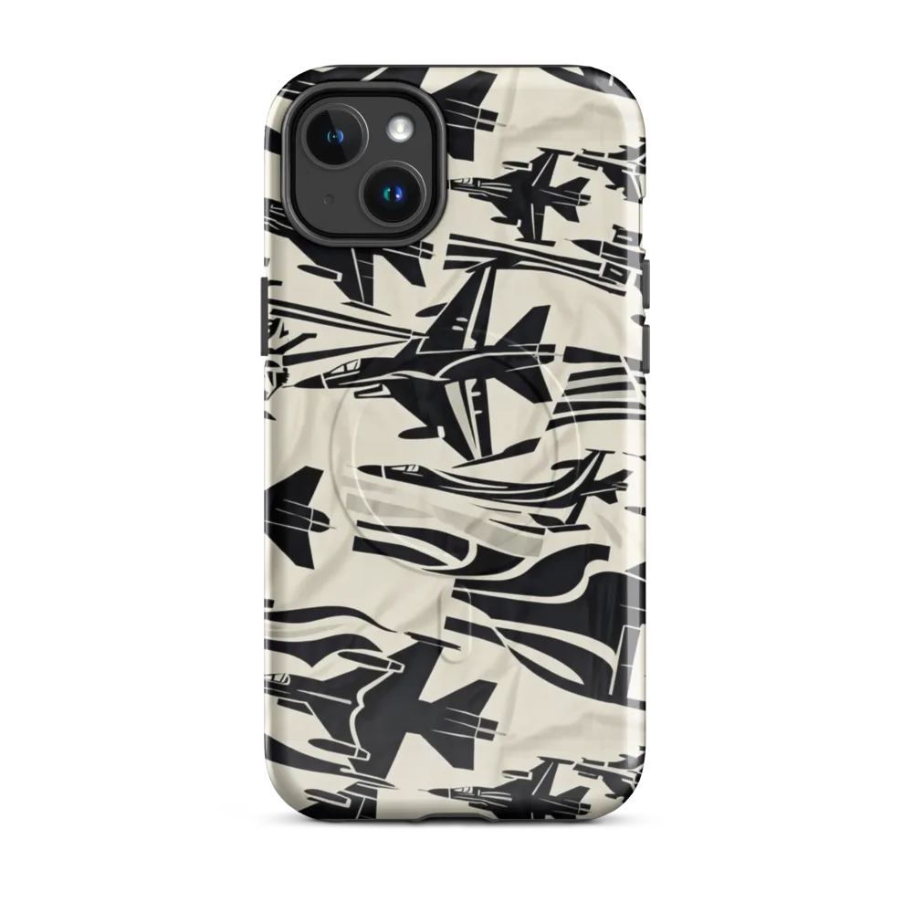Runway Static on MagSafe Tough Case for iPhone® — Front