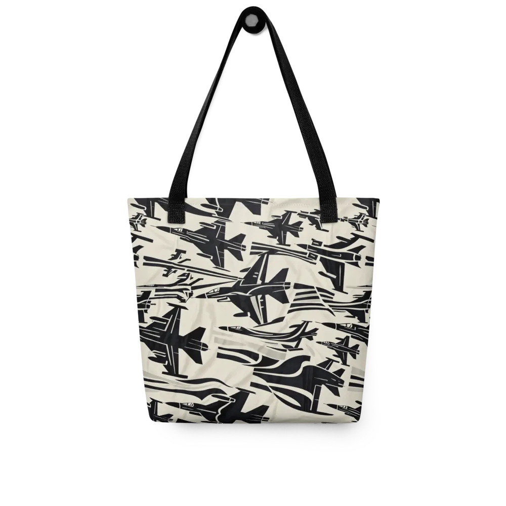 Runway Static on Tote Bag — Front