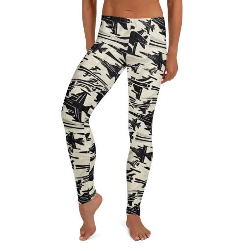 Runway Static on a Leggings