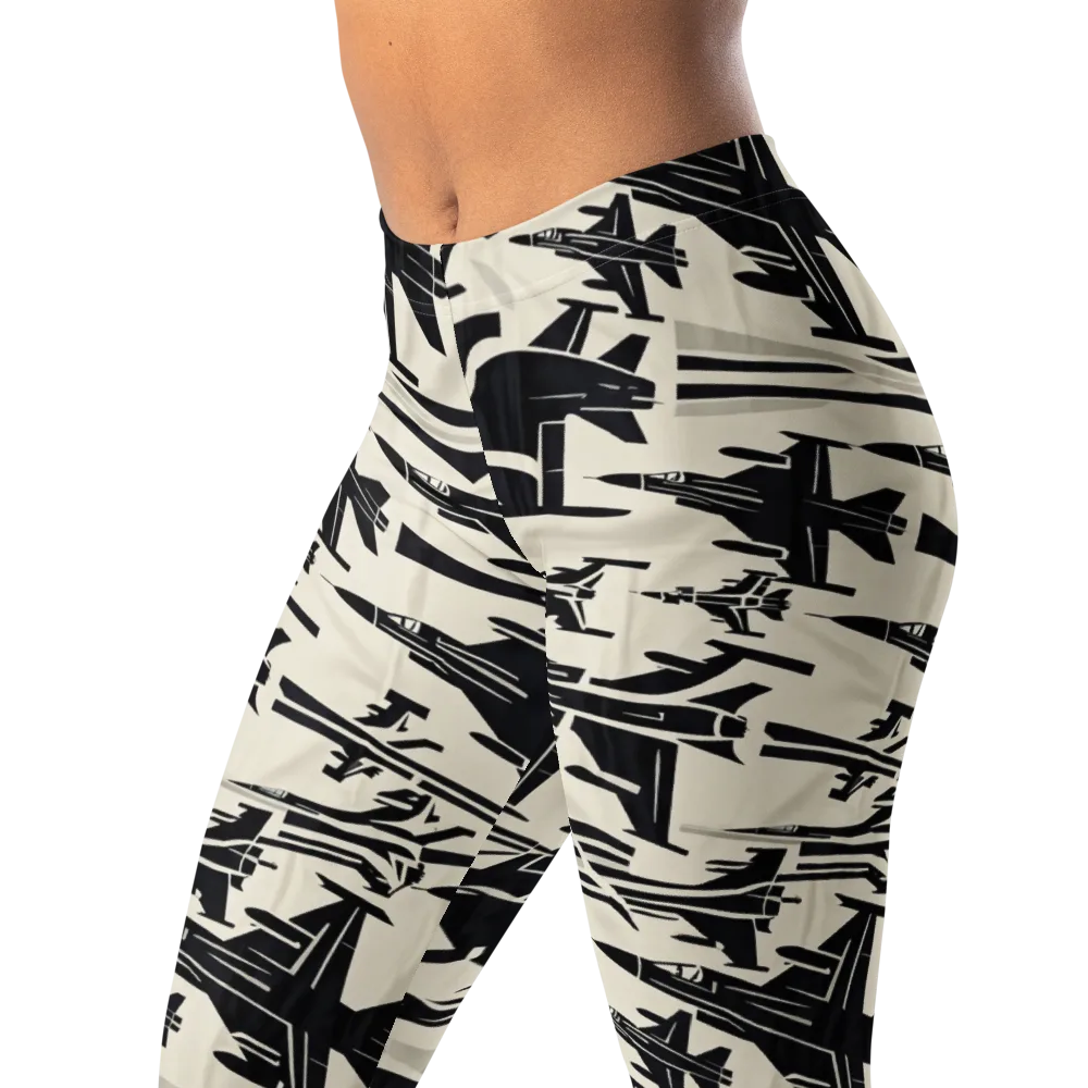 Runway Static on Leggings — Left Front