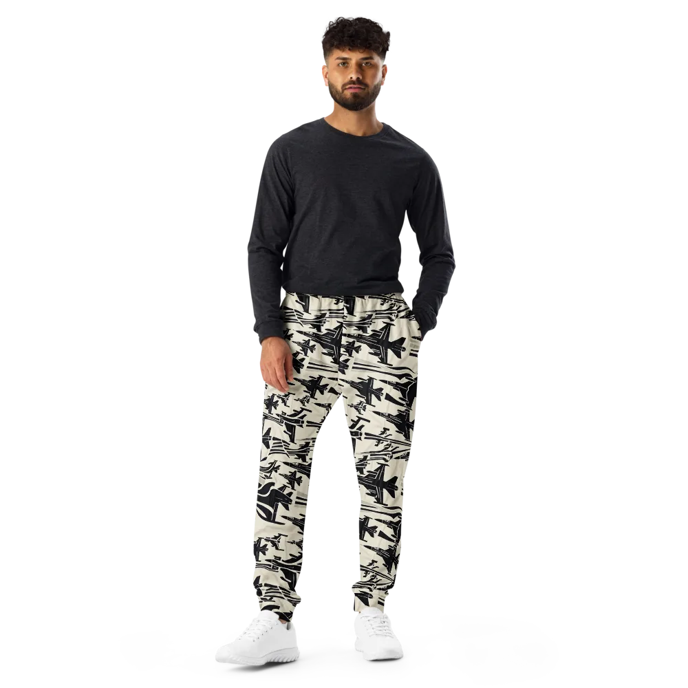 Runway Static on Men's Joggers — Front
