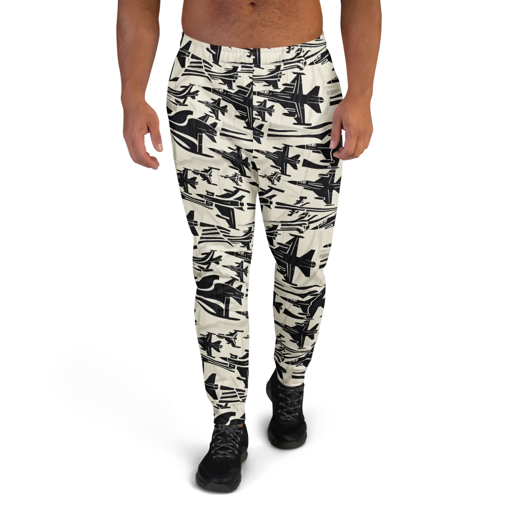 Runway Static on Men's Joggers — Front