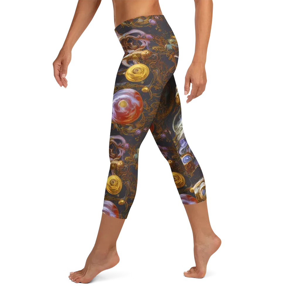 Bloemaert's Galaxy on Capri Leggings — Left