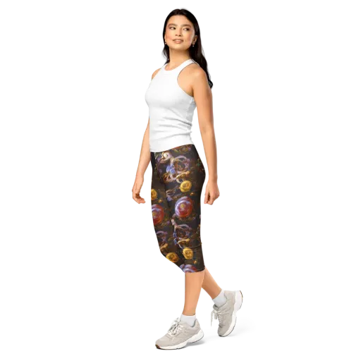 Bloemaert's Galaxy on a Capri Leggings