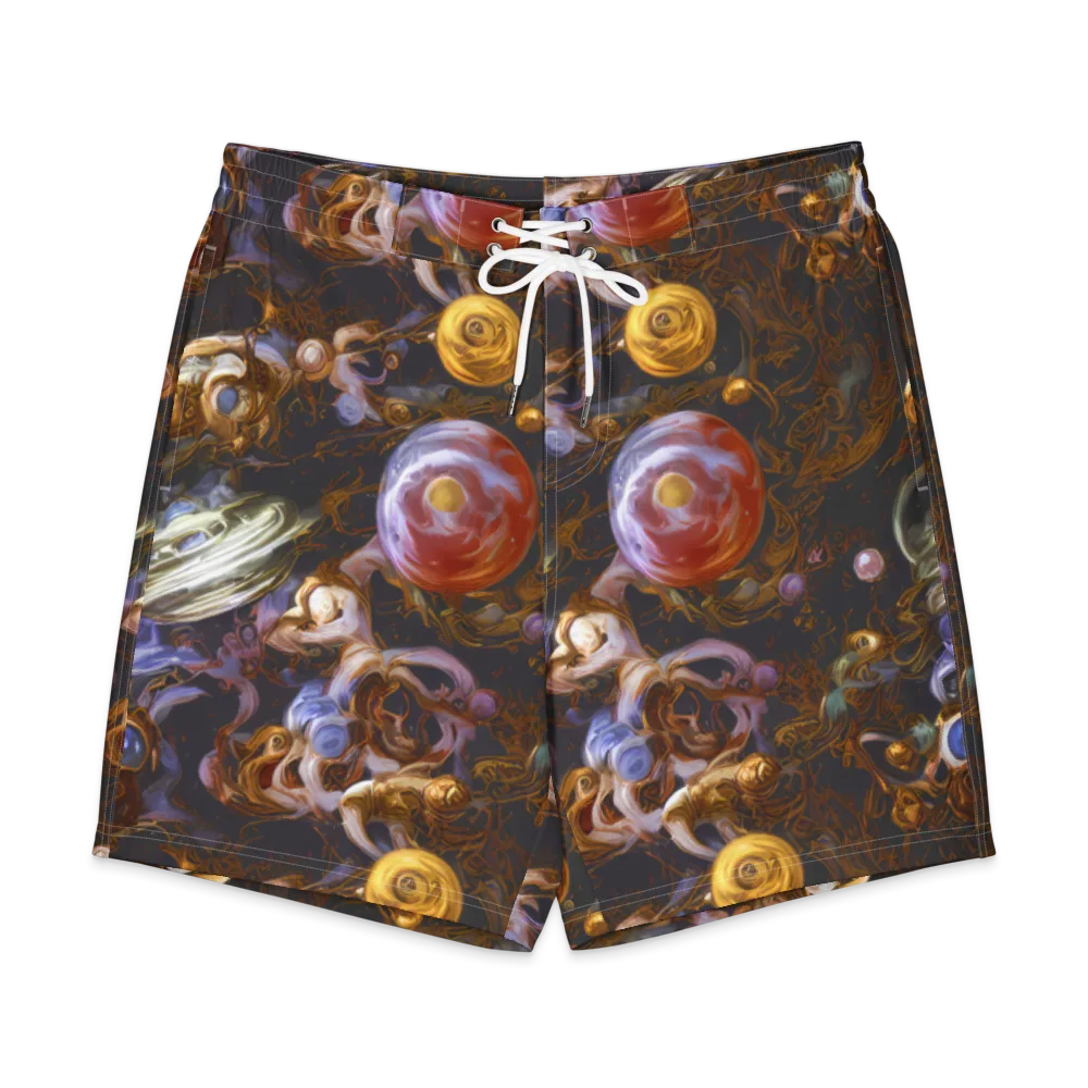 Bloemaert's Galaxy on Men's Board Shorts — Front