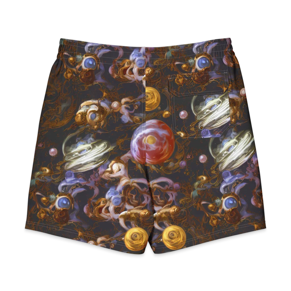 Bloemaert's Galaxy on Men's Board Shorts — Back