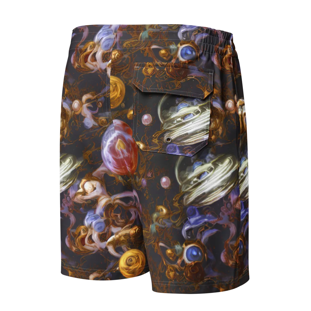 Bloemaert's Galaxy on Men's Board Shorts — Back
