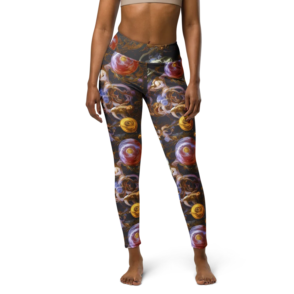 Bloemaert's Galaxy on Yoga Leggings — Front
