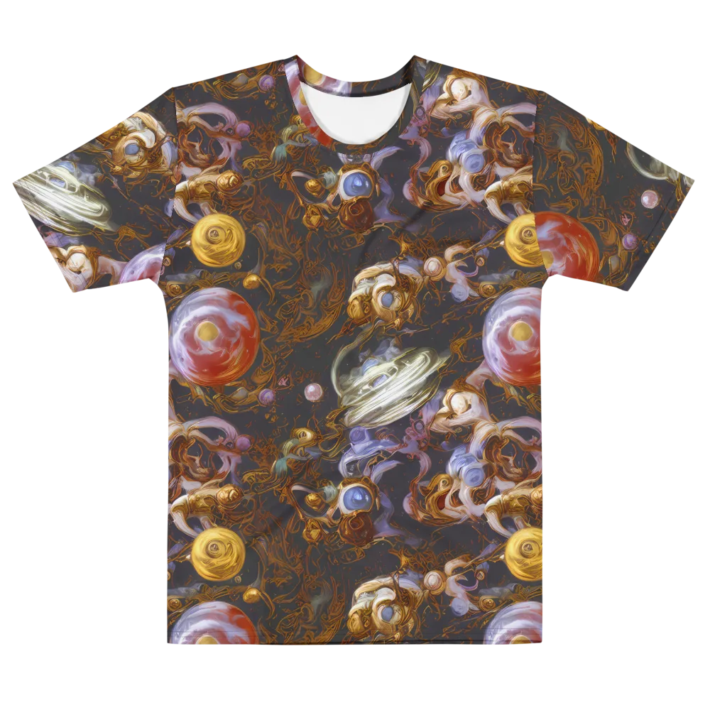 Bloemaert's Galaxy on Men's Cotton Crew Neck T-Shirt — Front