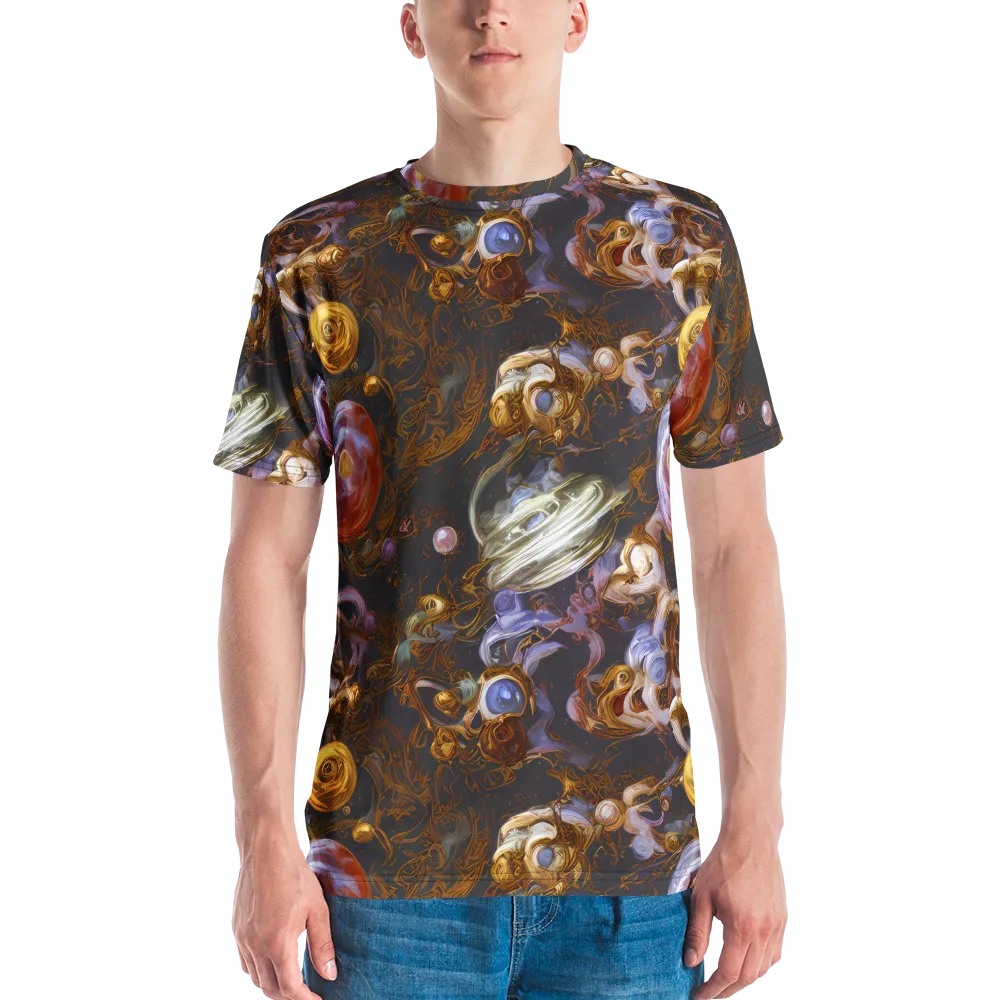Bloemaert's Galaxy on Men's Crew Neck T-Shirt — Front