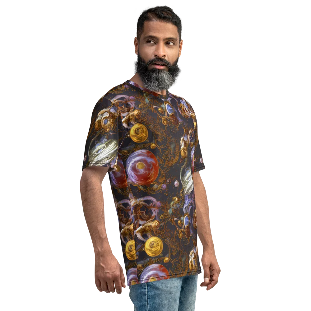 Bloemaert's Galaxy on Men's Crew Neck T-Shirt — Right