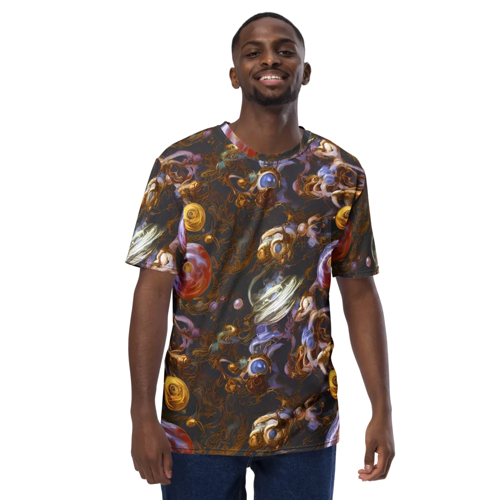 Bloemaert's Galaxy on Men's Crew Neck T-Shirt — Front