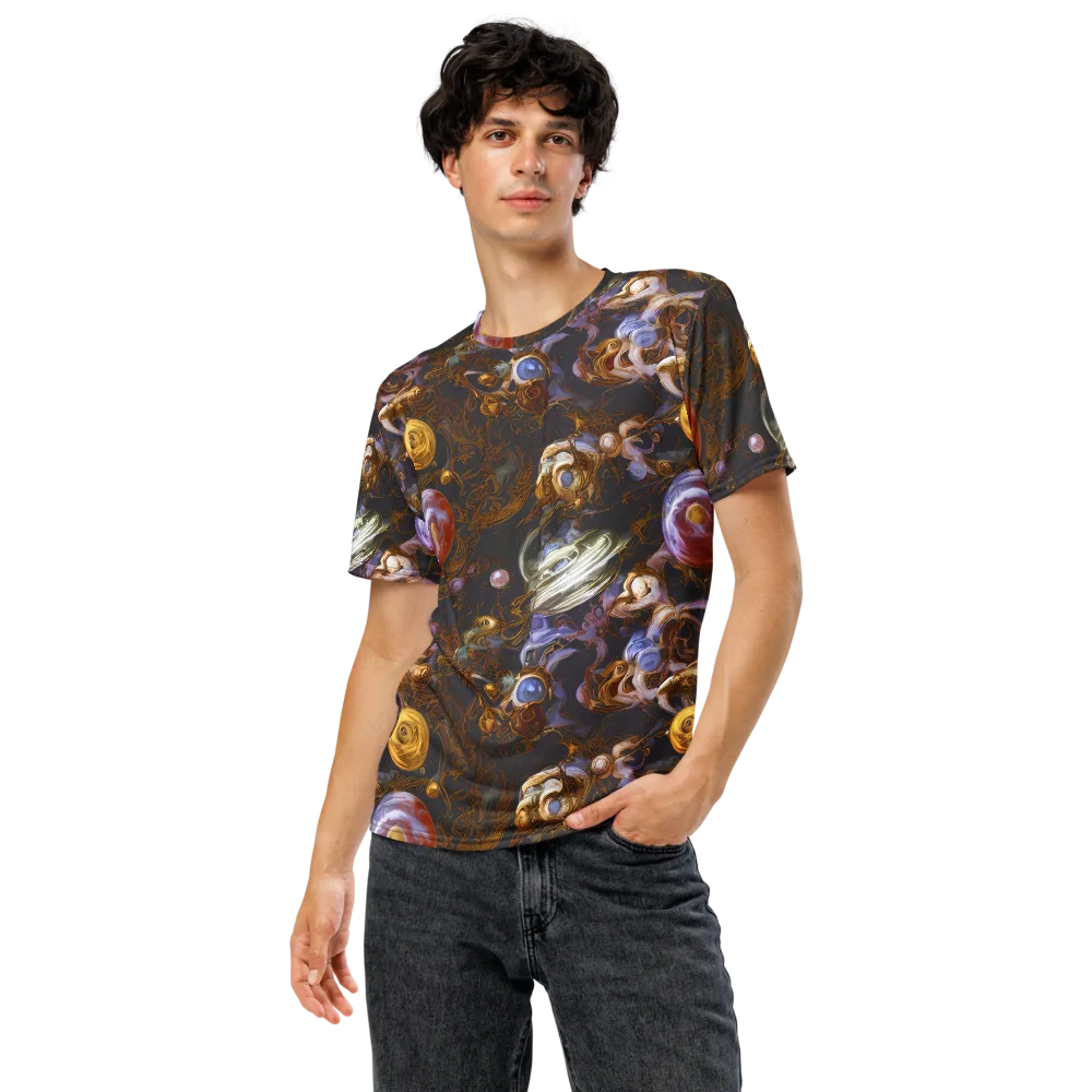 Bloemaert's Galaxy on Men's Crew Neck T-Shirt — Front