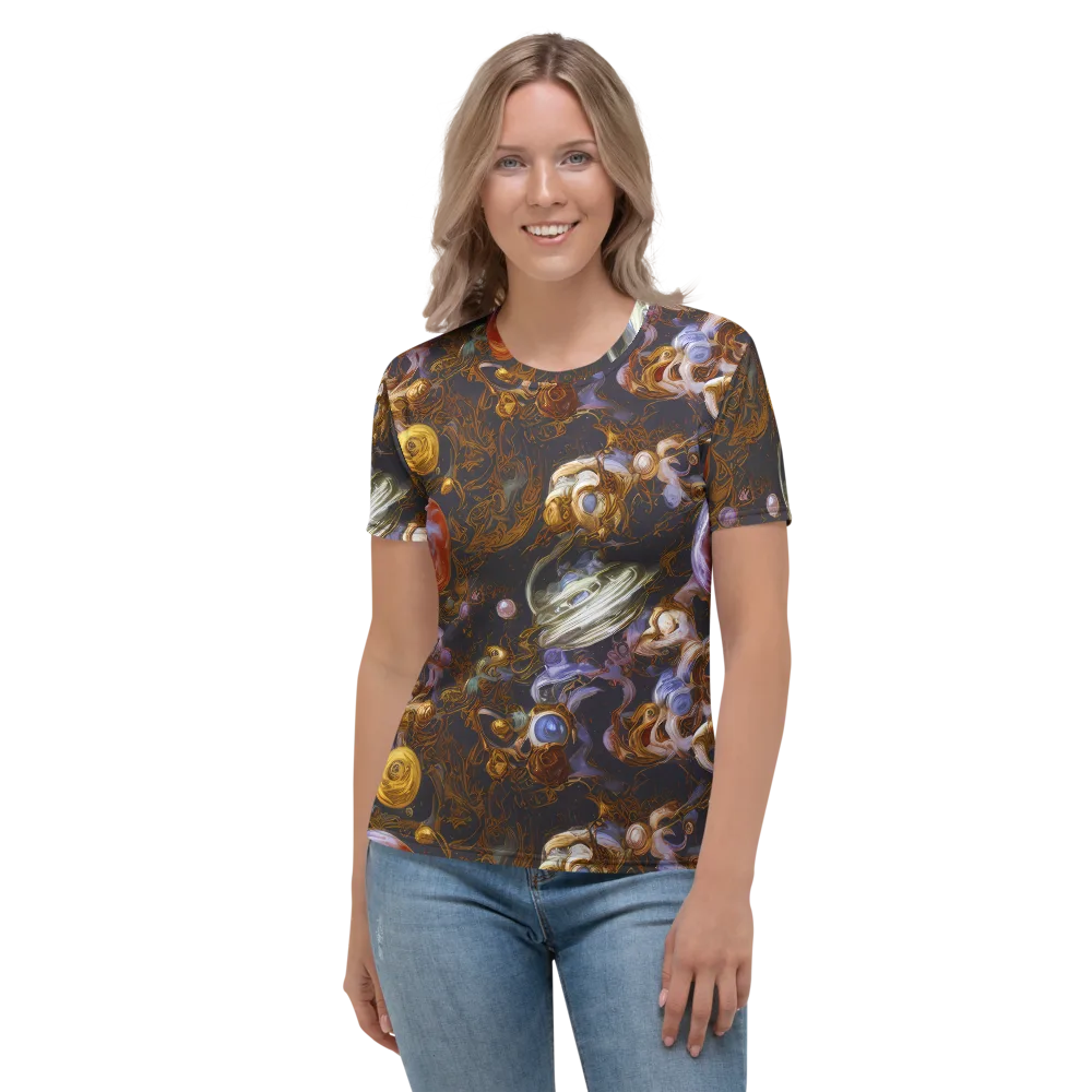 Bloemaert's Galaxy on Women's Crew Neck T-Shirt — Front