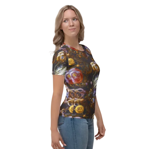 Bloemaert's Galaxy on a Women's Crew Neck T-Shirt