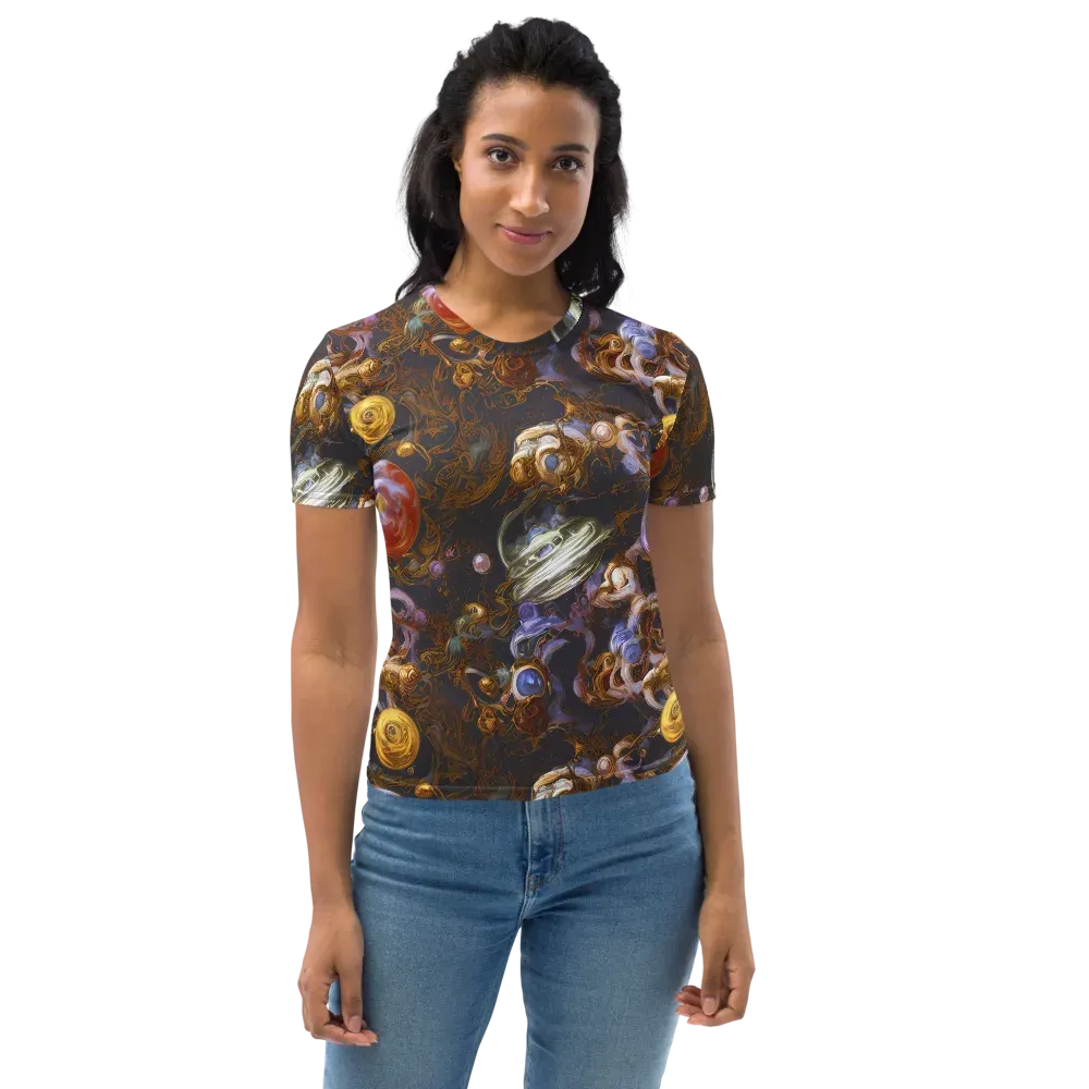 Bloemaert's Galaxy on Women's Crew Neck T-Shirt — Front