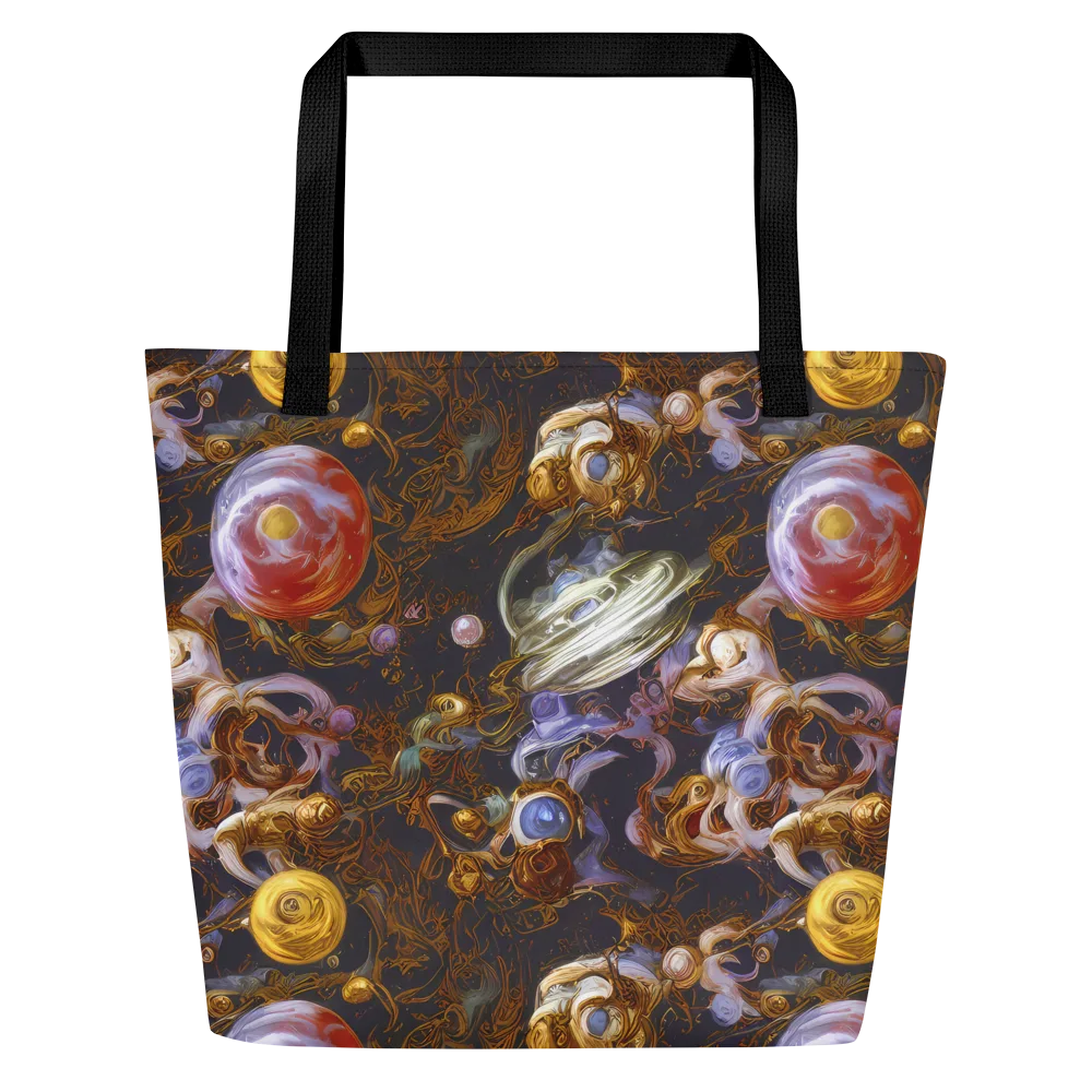 Bloemaert's Galaxy on Large Tote Bag W/ Pocket — Front