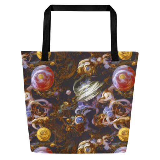 Bloemaert's Galaxy on a Large Tote Bag W/ Pocket