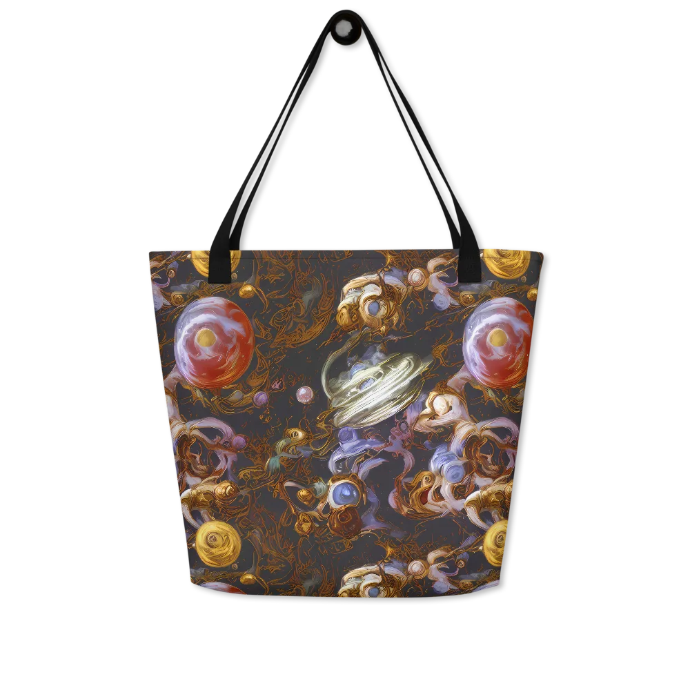 Bloemaert's Galaxy on Large Tote Bag W/ Pocket — Front