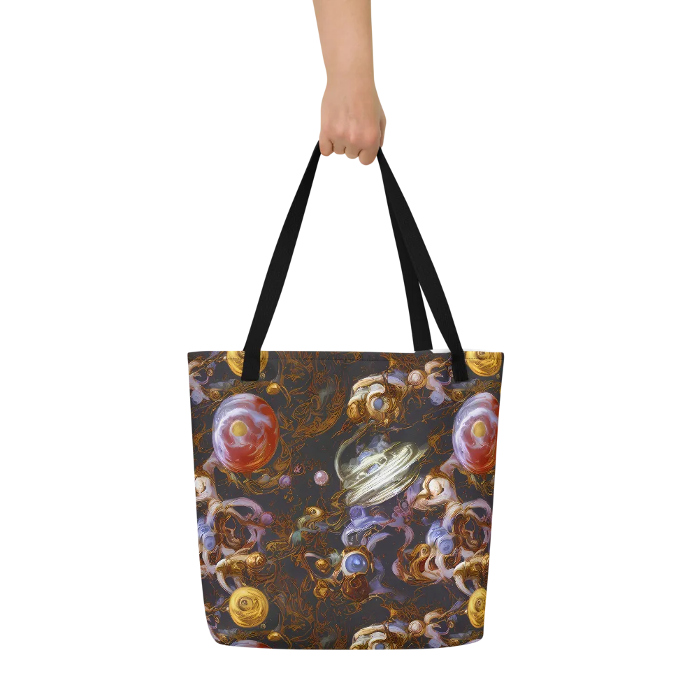 Bloemaert's Galaxy on Large Tote Bag W/ Pocket — Front