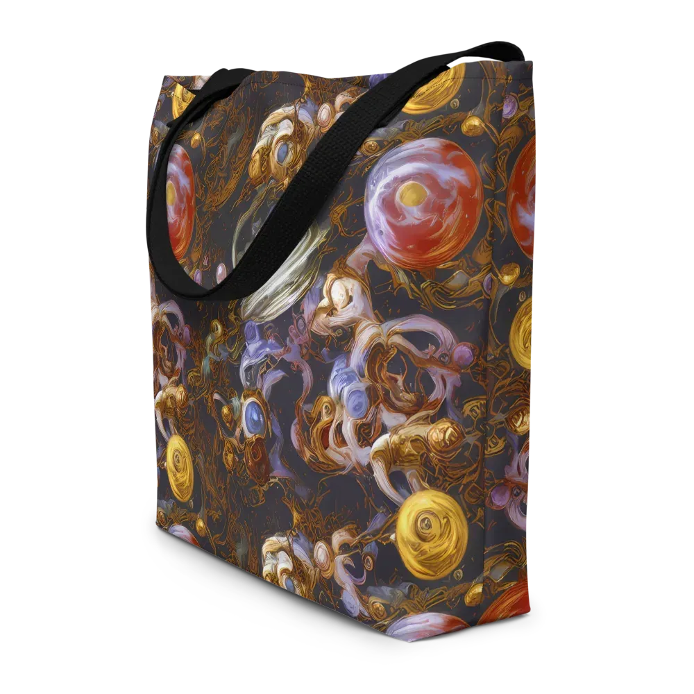 Bloemaert's Galaxy on Large Tote Bag W/ Pocket — Front