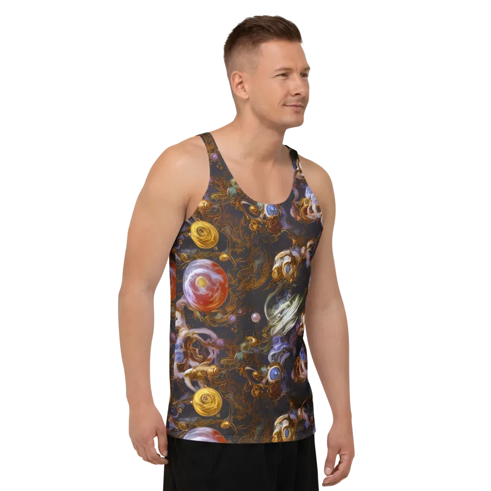 Bloemaert's Galaxy on Men's Tank Top — Right Front