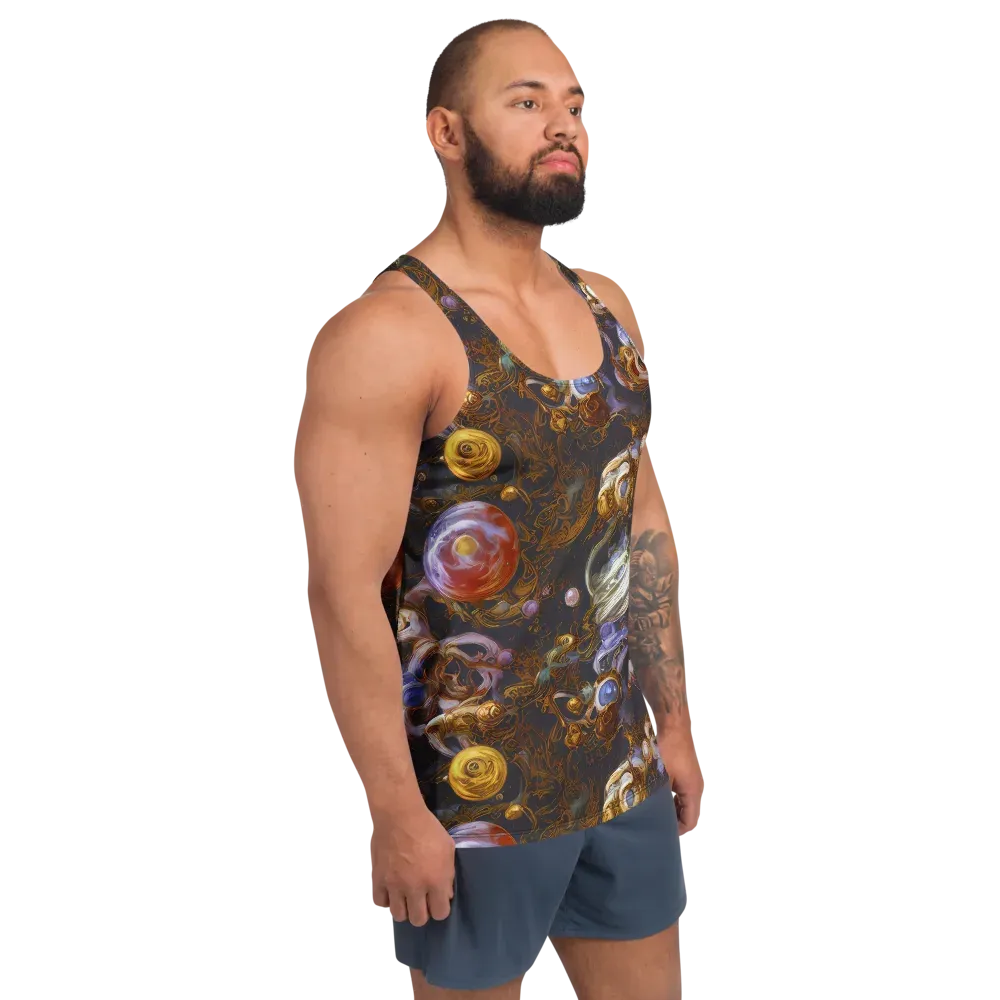 Bloemaert's Galaxy on Men's Tank Top — Right Front
