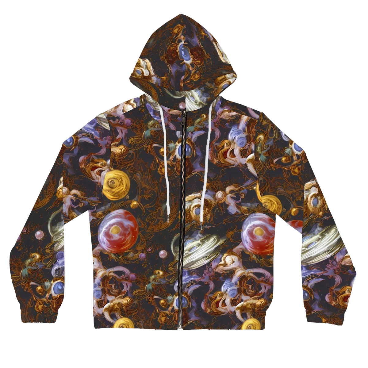 Bloemaert's Galaxy on Women's Full-Zip Hoodie — Front