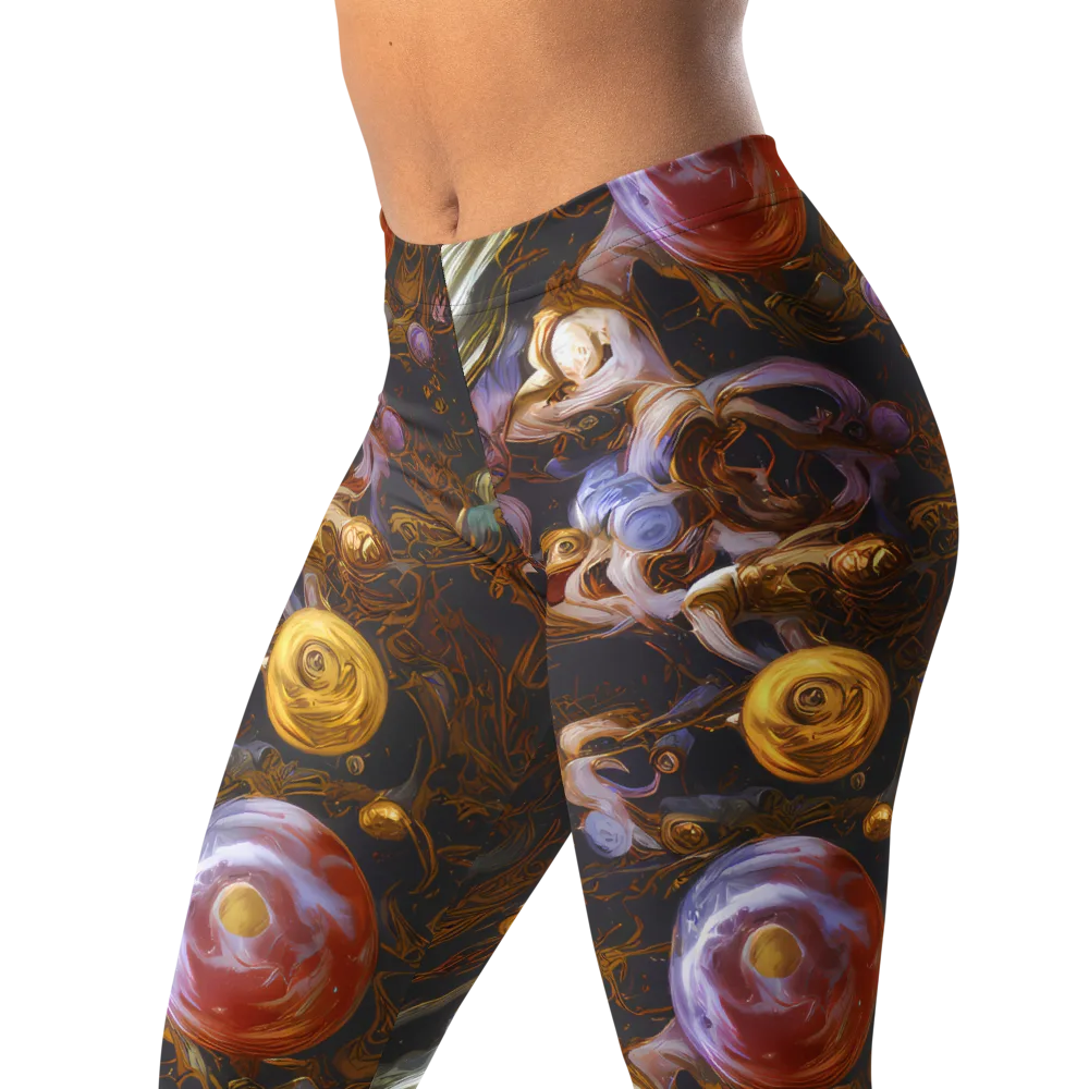 Bloemaert's Galaxy on Leggings — Left Front